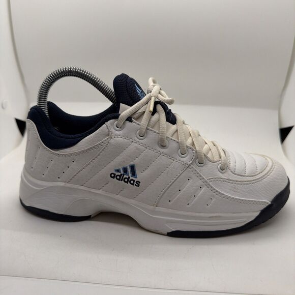 Vintage Adidas Men’s Athletics Tennis Sneakers Shoes White Size 6.5 - Picture 2 of 12